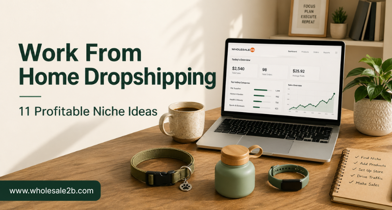 Work From Home Dropshipping: 11 Profitable Niche Ideas