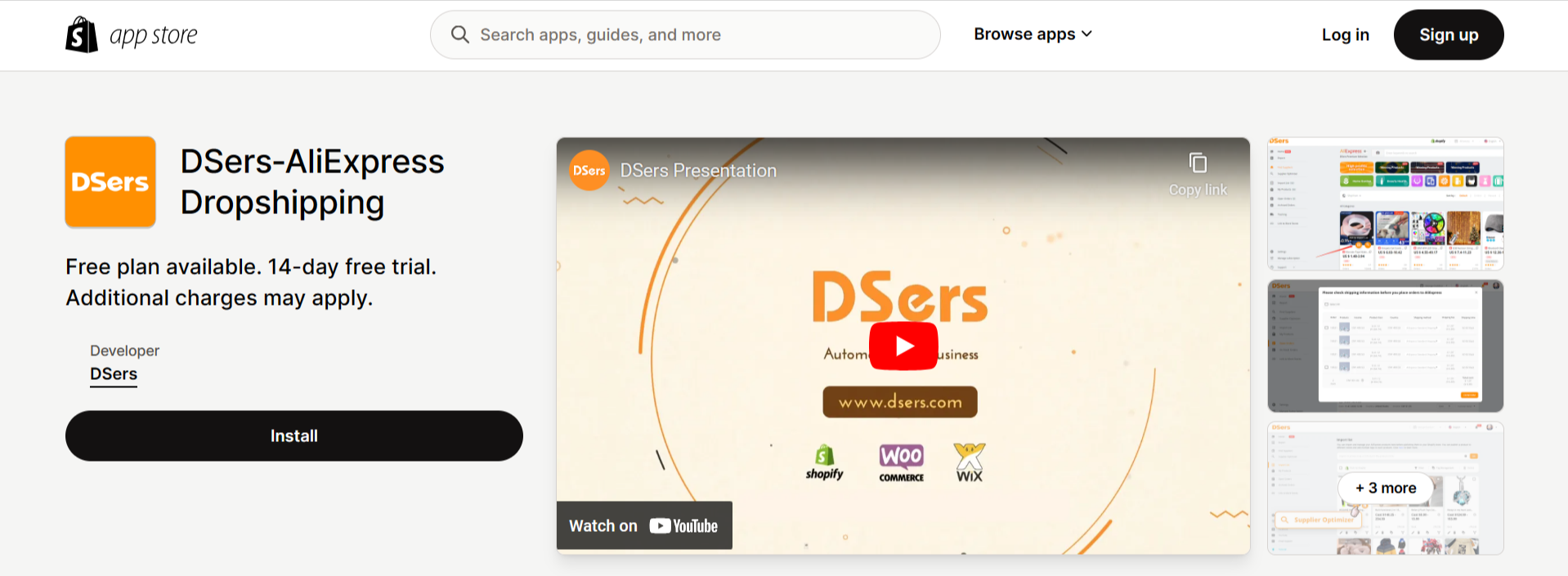 DSers Shopify App